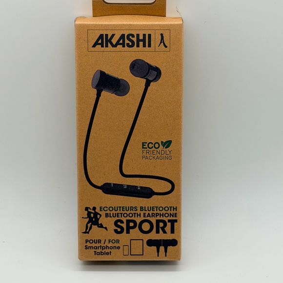 NWT Akashi Bluetooth Earphones Wireless - Picture 4 of 4